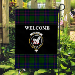 Clan Lockhart Tartan Crest Black Garden Flag GU96 Clan Lockhart Tartan Today