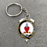 Clan Logan Tartan Crest Keychain RW67 Clan Logan Tartan Today