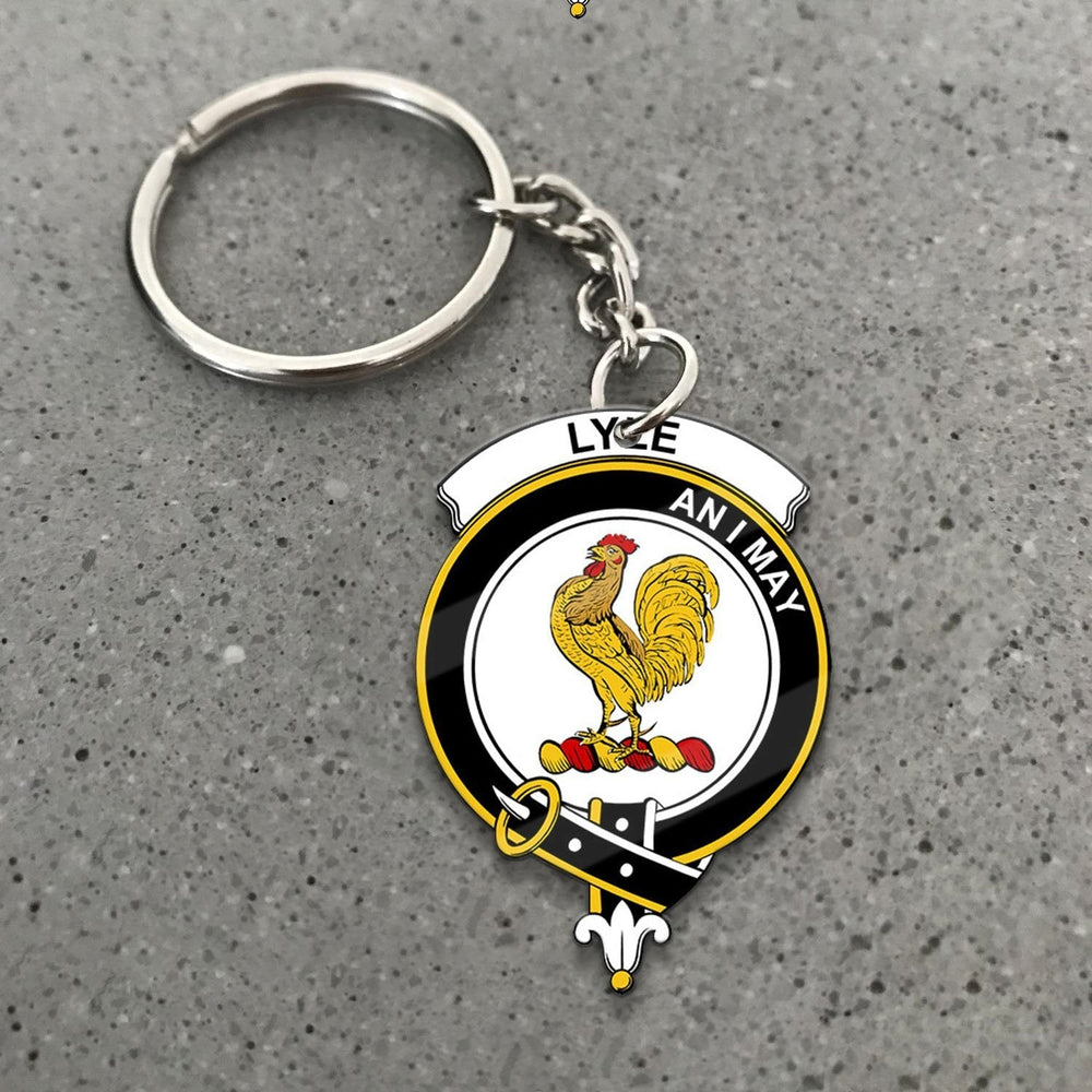 Clan Lyle Tartan Crest Keychain CU63 Clan Lyle Tartan Today