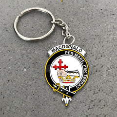 Clan MacDonald (Donald) Tartan Crest Keychain BP19 Clan MacDonald Tartan Today