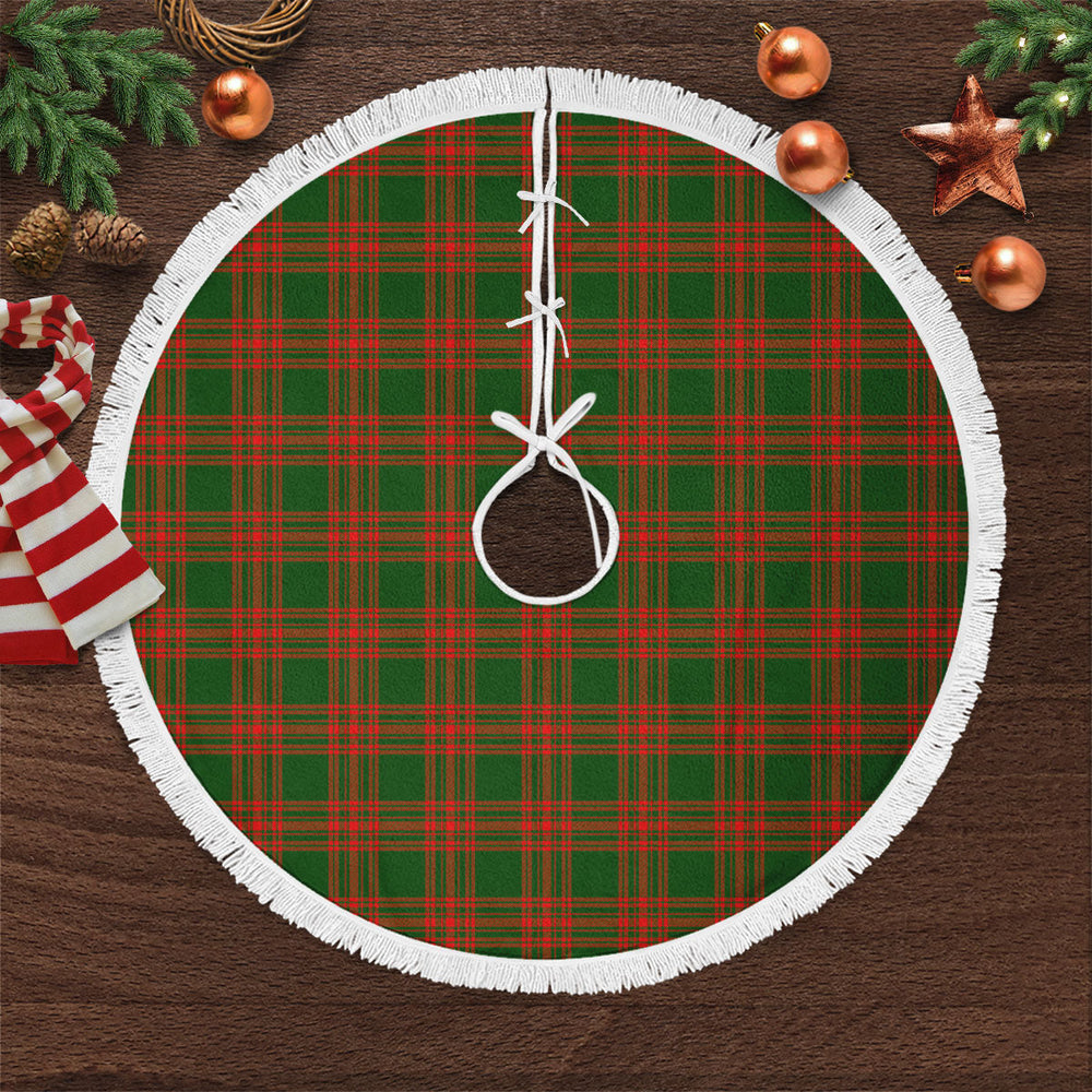 Clan Menzies Green Modern Tartan Christmas Tree Skirt GG20 Menzies Green Modern Tartan Tartan Christmas