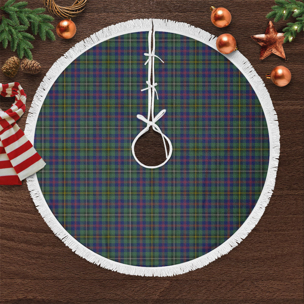 Clan Wood Tartan Christmas Tree Skirt QN64 Wood Tartan Tartan Christmas