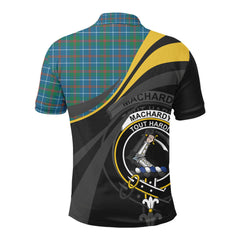 Clan MacHardy Ancient Tartan Polo Shirt - Royal Coat Of Arms Style FE72 MacHardy Ancient Tartan Tartan Polo