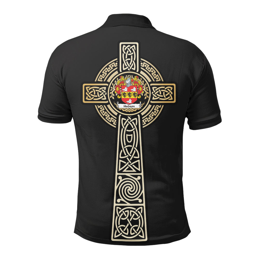 Clan Hudson Clan Unisex Polo Shirt - Celtic Tree Of Life UT65 Hudson Tartan Tartan Polo