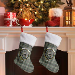 Clan Craig Ancient Tartan Crest Christmas Stocking DM65 Craig Ancient Tartan Tartan Stocking