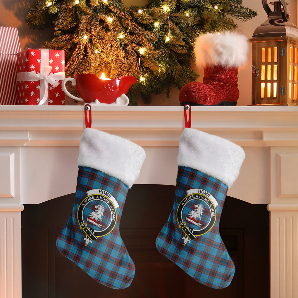Clan Home Ancient Tartan Crest Christmas Stocking HX32 Home Ancient Tartan Tartan Stocking