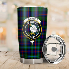 Clan Campbell of Cawdor Modern Tartan Crest Tumbler DL12 Clan Campbell of Cawdor Tartan Today