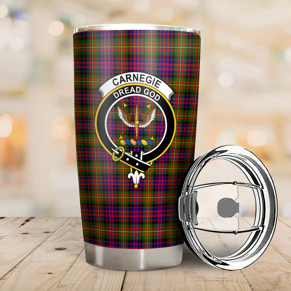 Clan Carnegie Modern Tartan Crest Tumbler EZ89 Clan Carnegie Tartan Today