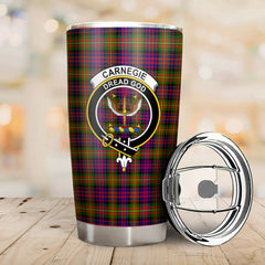 Clan Carnegie Modern Tartan Crest Tumbler EZ89 Clan Carnegie Tartan Today