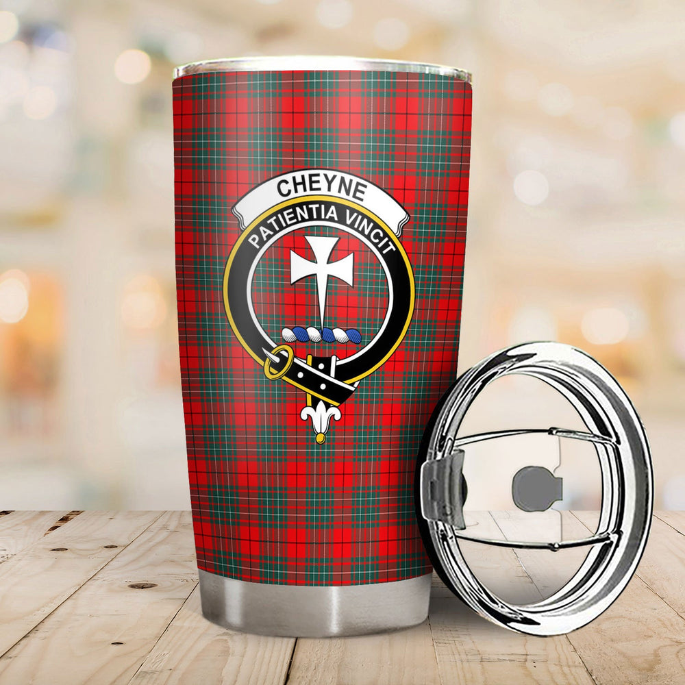 Clan Cheyne Tartan Crest Tumbler CW93 Clan Cheyne Tartan Today