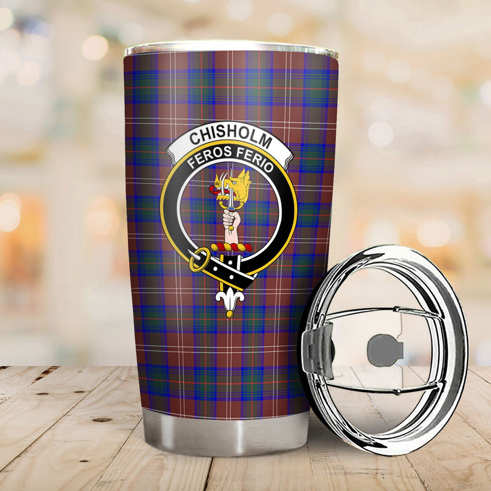 Clan Chisholm Hunting Modern Tartan Crest Tumbler GA97 Clan Chisholm Tartan Today