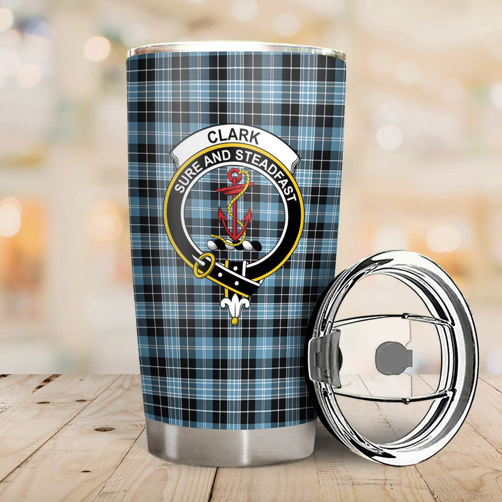 Clan Clark Ancient Tartan Crest Tumbler FF23 Clan Clark Tartan Today