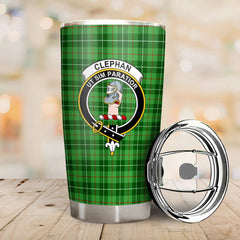 Clan Clephan (or Clephane) Tartan Crest Tumbler BN24 Clan Clephan Tartan Today