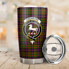 Clan Cochrane Modern Tartan Crest Tumbler FS26 Clan Cochrane Tartan Today