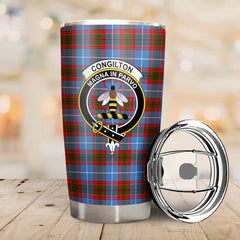 Clan Congilton Tartan Crest Tumbler CS76 Clan Hall Tartan Today
