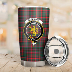 Clan Cumming Hunting Modern Tartan Crest Tumbler WR84 Clan Cumming Tartan Today