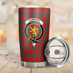Clan Cumming Modern Tartan Crest Tumbler QJ86 Clan Cumming Tartan Today