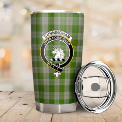 Clan Cunningham Dress Green Dancers Tartan Crest Tumbler BQ51 Clan Cunningham Tartan Today