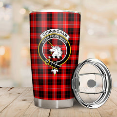 Clan Cunningham Modern Tartan Crest Tumbler JE91 Clan Cunningham Tartan Today