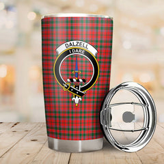 Clan Dalziel Modern Tartan Crest Tumbler BS69 Clan Dalziel Tartan Today