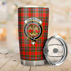 Clan Drummond of Perth Tartan Crest Tumbler NJ66 Clan Drummond Tartan Today