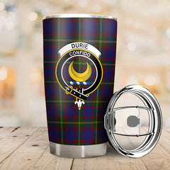 Clan Durie Tartan Crest Tumbler VH34 Clan Durie Tartan Today