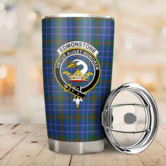 Clan Edmonstone Tartan Crest Tumbler IK15 Clan Edmonstone Tartan Today
