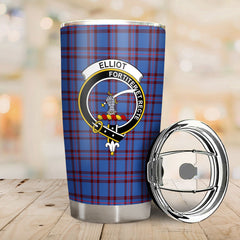 Clan Elliot Modern Tartan Crest Tumbler UF67 Clan Elliot Tartan Today