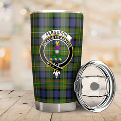 Clan Ferguson Tartan Crest Tumbler AC99 Clan Hall Tartan Today