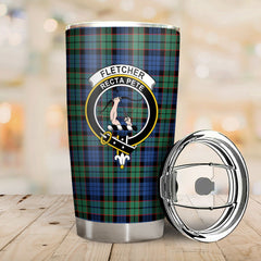Clan Fletcher Ancient Tartan Crest Tumbler UR77 Clan Fletcher Tartan Today