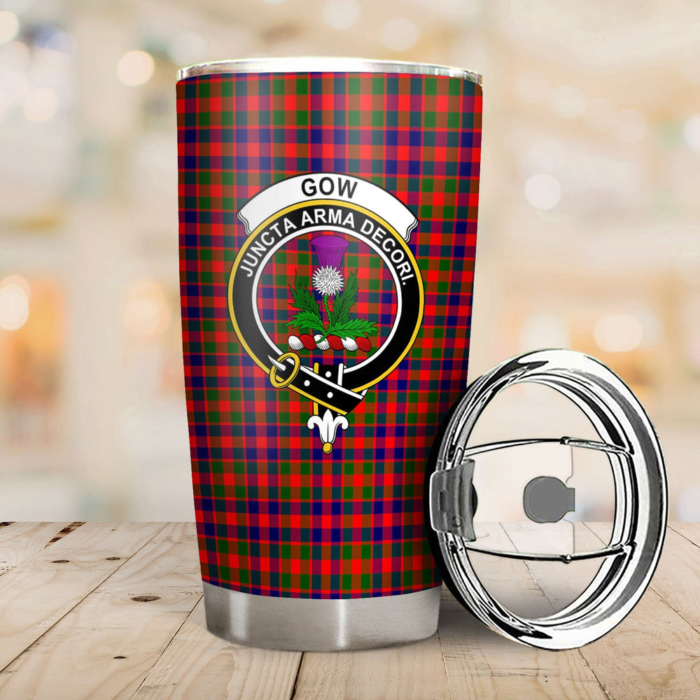 Clan Gow (of Skeoch) Tartan Crest Tumbler TM32 Clan Gow Tartan Today