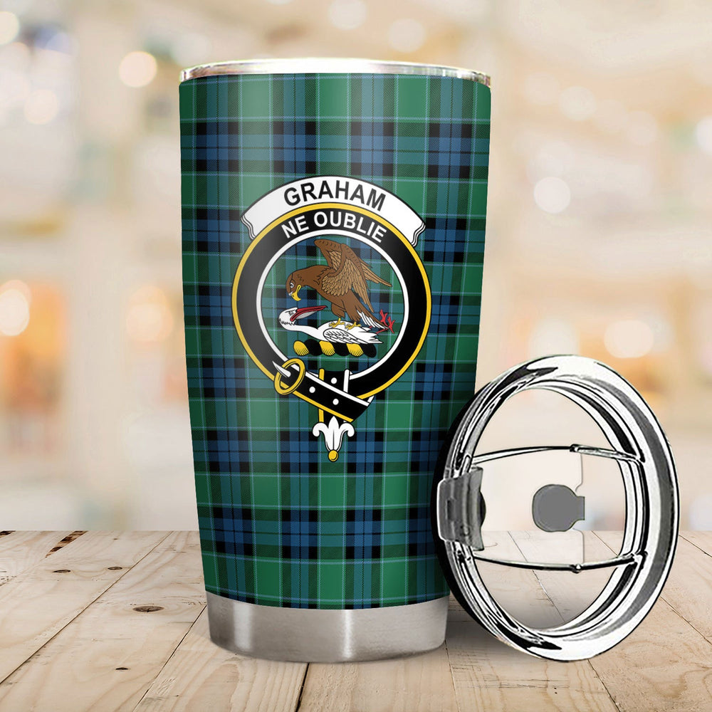 Clan Graham of Menteith Ancient Tartan Crest Tumbler TV81 Clan Graham Tartan Today