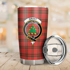 Clan Grant Weathered Tartan Crest Tumbler RC40 Clan Grant Tartan Today