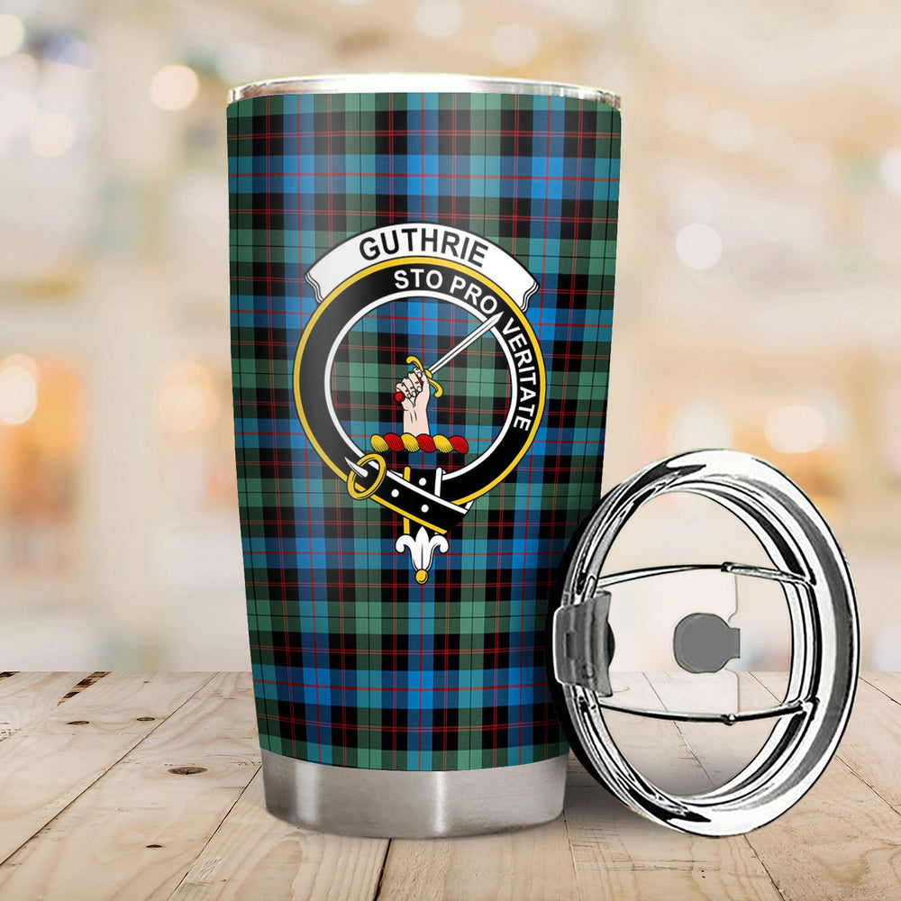 Clan Guthrie Ancient Tartan Crest Tumbler MS69 Clan Guthrie Tartan Today