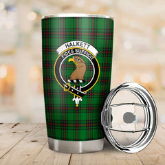 Clan Halkett Tartan Crest Tumbler EK15 Clan Halkett Tartan Today