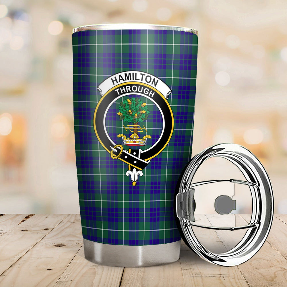 Clan Hamilton Hunting Modern Tartan Crest Tumbler YA20 Clan Hamilton Tartan Today