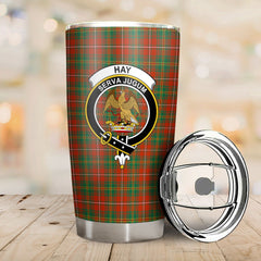 Clan Hay Ancient Tartan Crest Tumbler MG83 Clan Hay Tartan Today