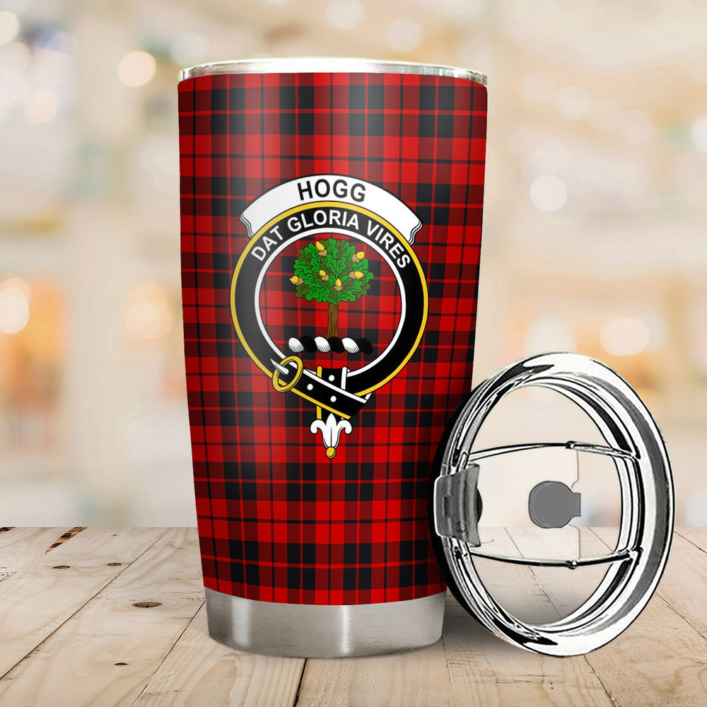 Clan Hogg Tartan Crest Tumbler AN17 Clan Hogg Tartan Today