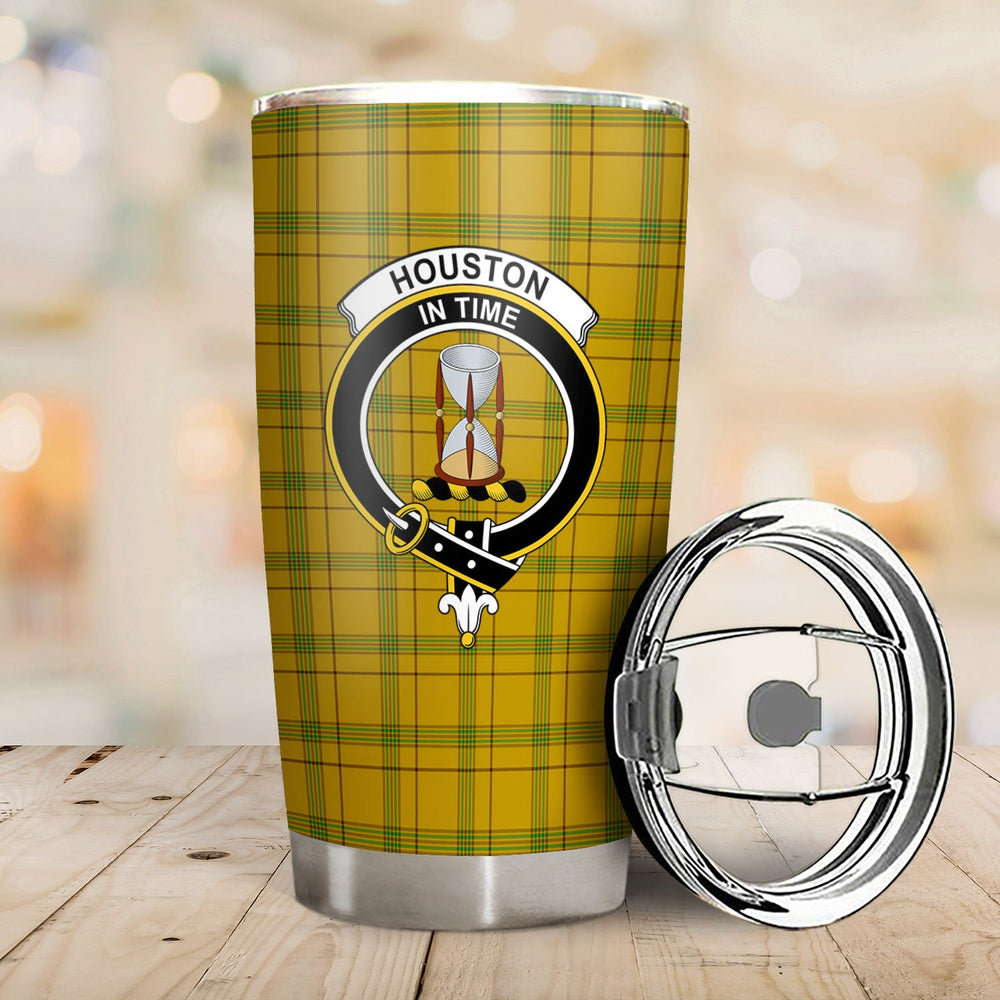 Clan Houston Tartan Crest Tumbler OC58 Clan Houston Tartan Today