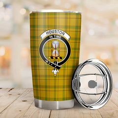 Clan Houston Tartan Crest Tumbler OC58 Clan Houston Tartan Today
