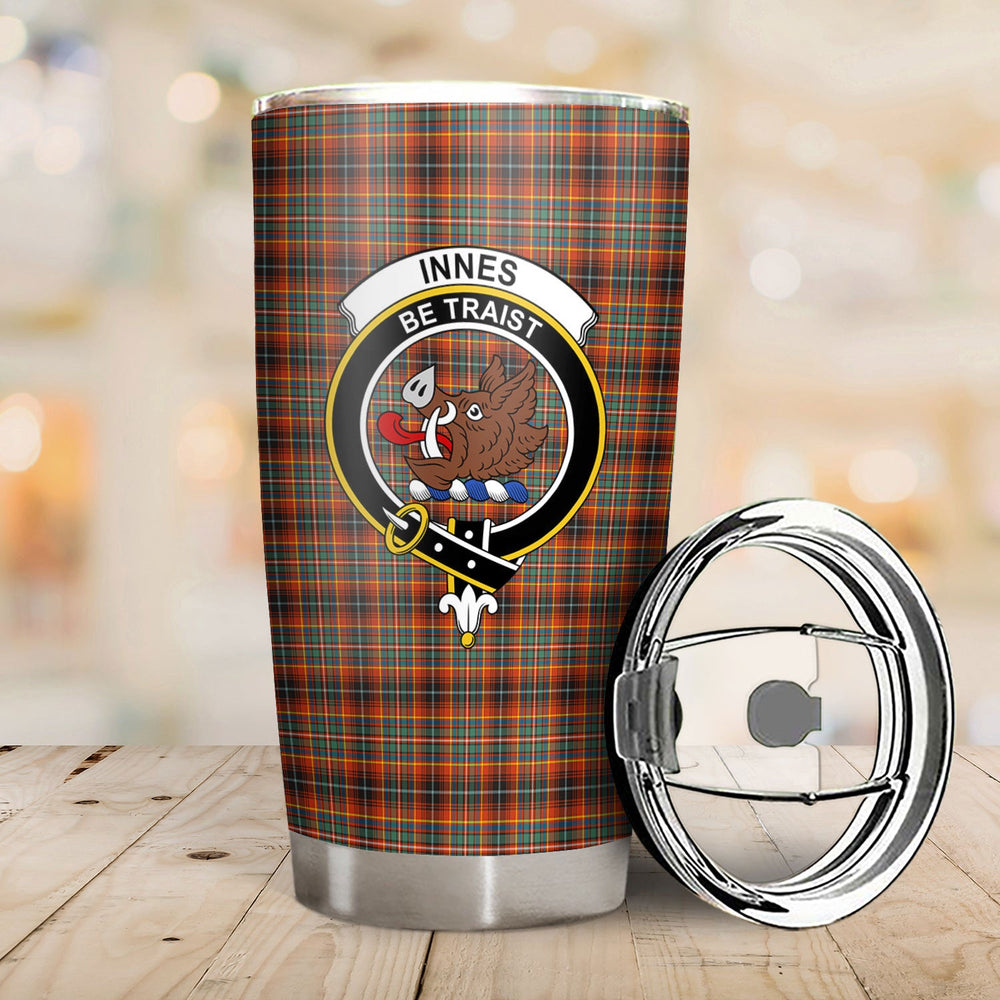 Clan Innes Ancient Tartan Crest Tumbler CX68 Clan Innes Tartan Today