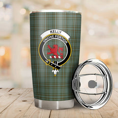 Clan Kelly Dress Tartan Crest Tumbler FH82 Clan Kelly Tartan Today