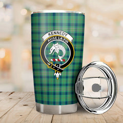 Clan Kennedy Ancient Tartan Crest Tumbler HM35 Clan Kennedy Tartan Today