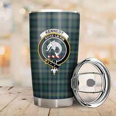 Clan Kennedy Modern Tartan Crest Tumbler ZX13 Clan Kennedy Tartan Today