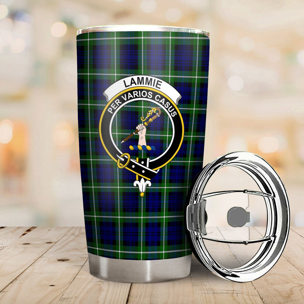 Clan Lammie Tartan Crest Tumbler YV74 Clan Lammie Tartan Today