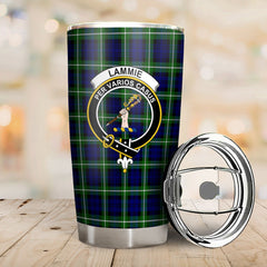 Clan Lammie Tartan Crest Tumbler YV74 Clan Lammie Tartan Today