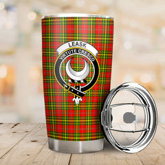 Clan Leask Tartan Crest Tumbler RA81 Clan Leask Tartan Today