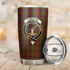 Clan Lumsden Tartan Crest Tumbler KQ95 Clan Lumsden Tartan Today