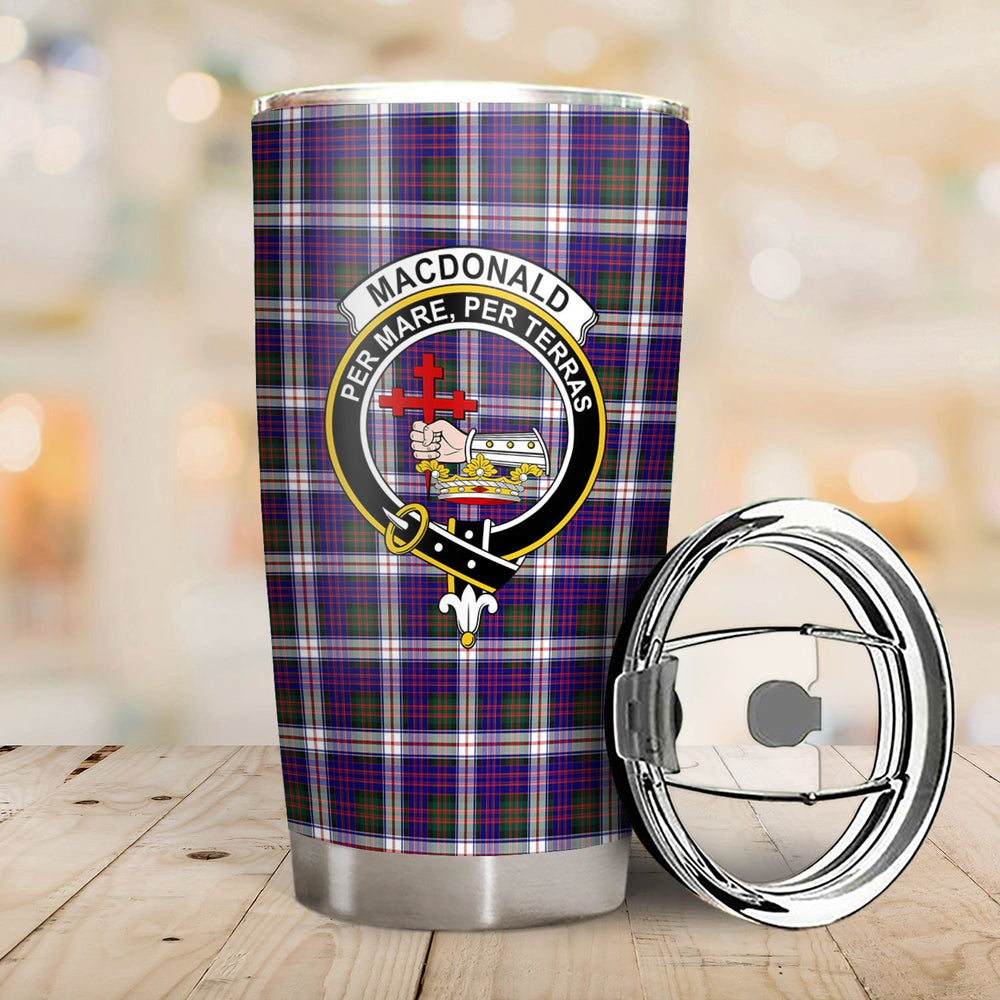 Clan MacDonald Dress Modern Tartan Crest Tumbler MQ70 Clan MacDonald Tartan Today
