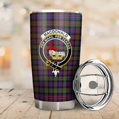 Clan MacDonald Modern Tartan Crest Tumbler OP55 Clan MacDonald Tartan Today